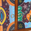 vidaXL Cipőpad mézbarna 100 x 35 x 45 cm tömör akácfa