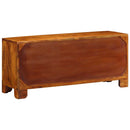 vidaXL Cipőpad mézbarna 100 x 35 x 45 cm tömör akácfa