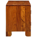 vidaXL Cipőpad mézbarna 100 x 35 x 45 cm tömör akácfa