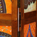 vidaXL Szobaelválasztó Barna 105 x 160 cm tömör akácfa