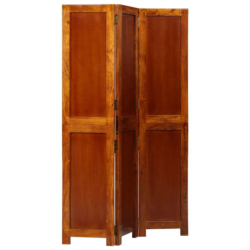 vidaXL Szobaelválasztó Barna 105 x 160 cm tömör akácfa