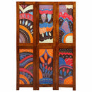 vidaXL Szobaelválasztó Barna 105 x 160 cm tömör akácfa