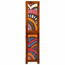 vidaXL Szobaelválasztó Méz barna 105 x 1,5 x 160 cm Tömör Akácfa