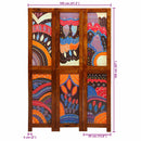 vidaXL Szobaelválasztó Barna 105 x 160 cm tömör akácfa