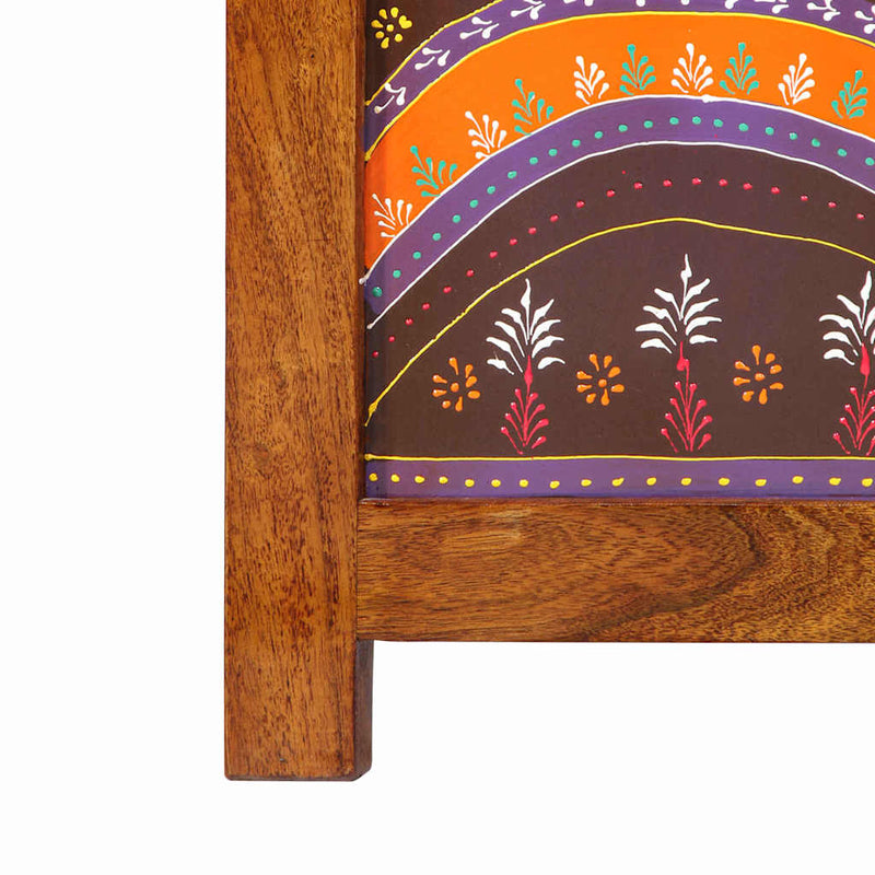 vidaXL Szobaelválasztó Barna 105 x 180 cm tömör akácfa