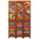 vidaXL Szobaelválasztó Barna 105 x 180 cm tömör akácfa