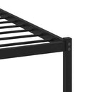 vidaXL sonoma tölgy színű fém ágykeret matrac nélkül 180 x 200 cm
