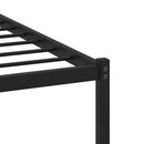 vidaXL barna tölgy színű fejtámlás ágykeret matrac nélkül 100 x 200 cm