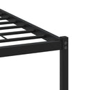 vidaXL barna tölgy színű fejtámlás ágykeret matrac nélkül 120 x 190 cm