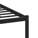 vidaXL barna tölgy színű fejtámlás ágykeret matrac nélkül 140 x 200 cm
