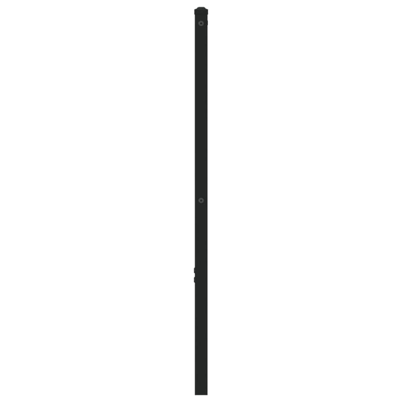 vidaXL barna tölgy színű acél és szerelt fa fejtámla 135 cm