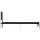 vidaXL sonoma tölgy fejtámlás ágykeret matrac nélkül 107 x 203 cm