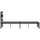 vidaXL sonoma tölgy színű szerelt fa ágykeret matrac nélkül 120x200 cm
