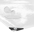 vidaXL átlátszó ponyva lyukasztóval 5x5 m PVC