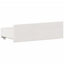 vidaXL fehér tömör fenyőfa fejtámlás ágykeret matrac nélkül 150x200 cm