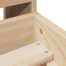 vidaXL tömör fenyőfa ágykeret matrac nélkül 90 x 190 cm