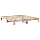 vidaXL tömör fenyőfa ágy matrac nélkül 200 x 200 cm
