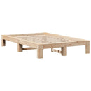 vidaXL tömör fenyőfa ágykeret ágy matrac nélkül 120 x 200 cm