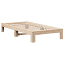 vidaXL tömör fenyőfa ágy matrac nélkül 90 x 200 cm