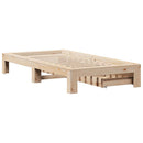 vidaXL tömör fenyőfa ágykeret matrac nélkül 90 x 190 cm