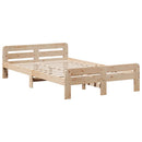 vidaXL tömör fenyőfa ágy matrac nélkül 120 x 190 cm