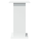 vidaXL fehér szerelt fa bárasztal tárolóval 60 x 60 x 102 cm