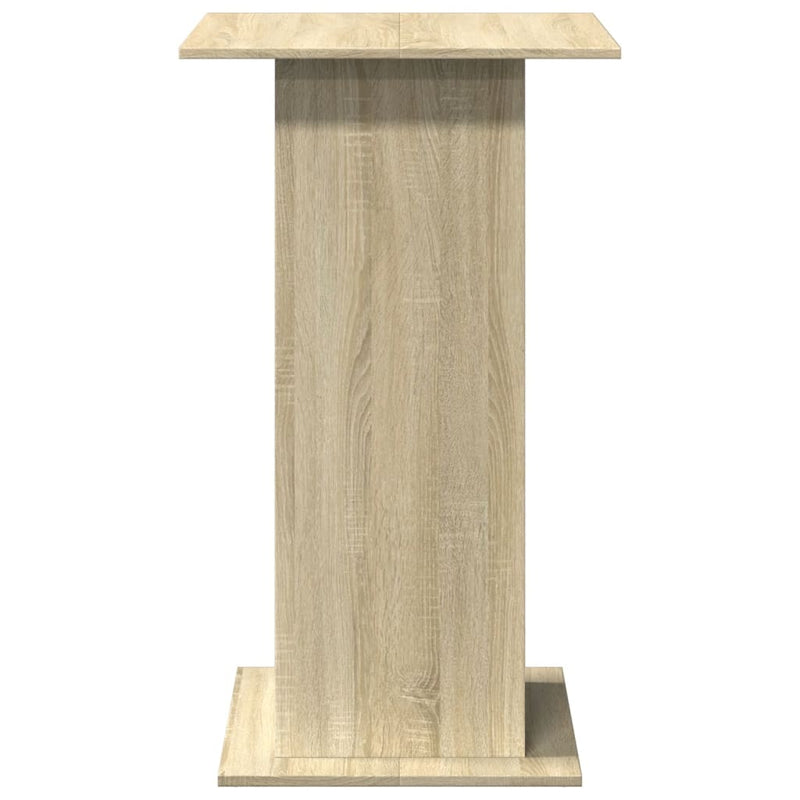 vidaXL sonoma tölgy színű szerelt fa bárasztal tárolóval 60x60x102 cm