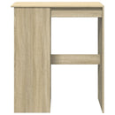 vidaXL sonoma tölgy szerelt fa bárasztal tárolókkal 90x47,5x103,5 cm