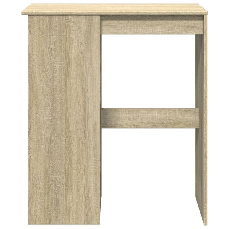 vidaXL sonoma tölgy szerelt fa bárasztal tárolókkal 90x47,5x103,5 cm