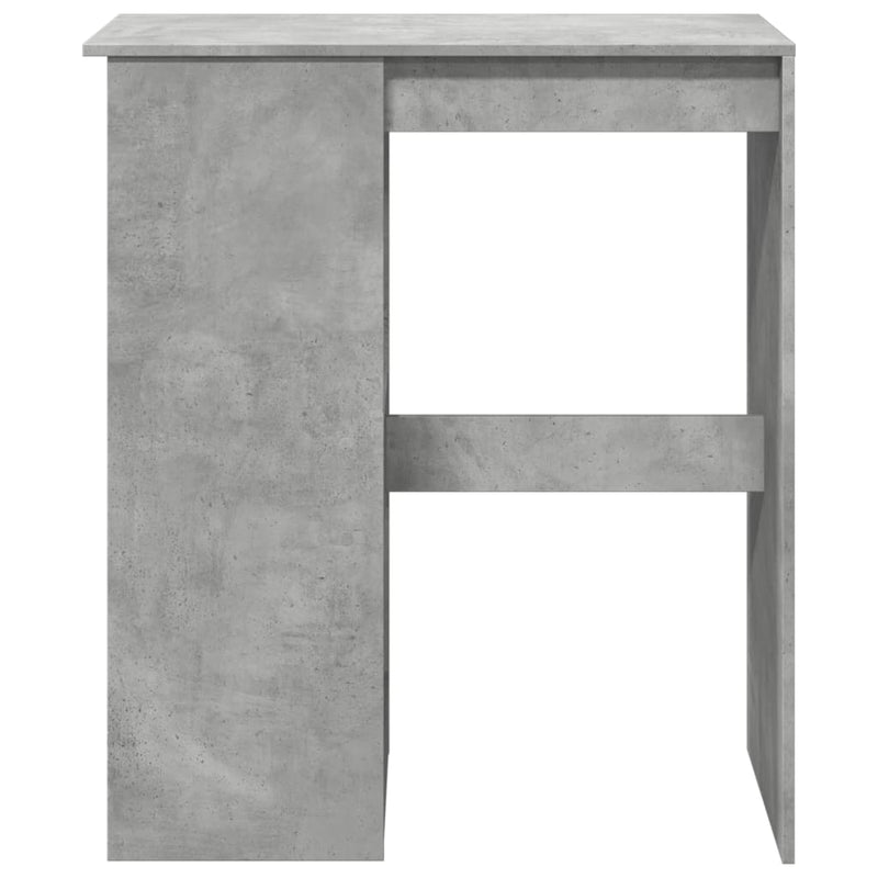vidaXL betonszürke szerelt fa bárasztal tárolókkal 90x47,5x103,5 cm