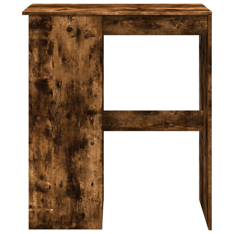 vidaXL füstös tölgy szerelt fa bárasztal tárolókkal 90x47,5x103,5 cm