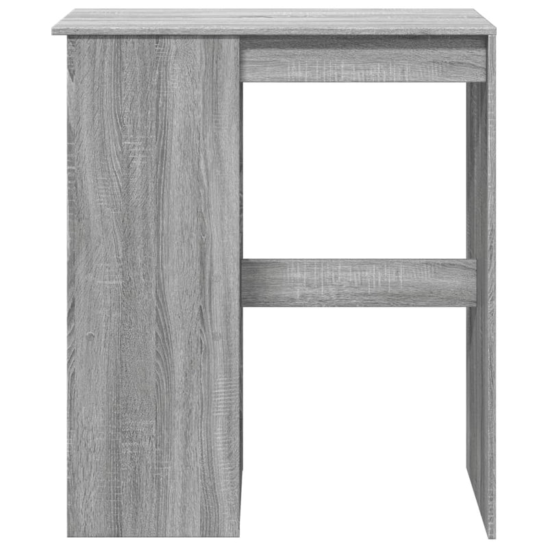 vidaXL szürke sonoma szerelt fa bárasztal tárolókkal 90x47,5x103,5 cm