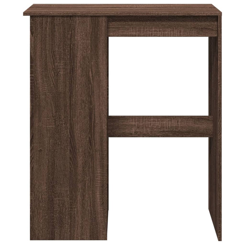 vidaXL barna tölgy szerelt fa bárasztal tárolókkal 90x47,5x103,5 cm