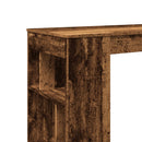 vidaXL antik fa színű szerelt fa bárasztal tárolókkal 102x50x103,5 cm
