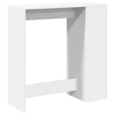 vidaXL fehér szerelt fa tárolórekeszes bárasztal 101 x 40 x 103,5 cm