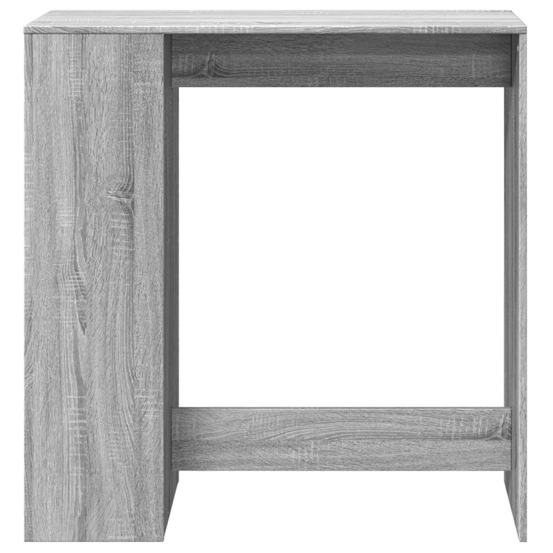 vidaXL szürke sonoma szerelt fa bárasztal tárolókkal 101x40x103,5 cm