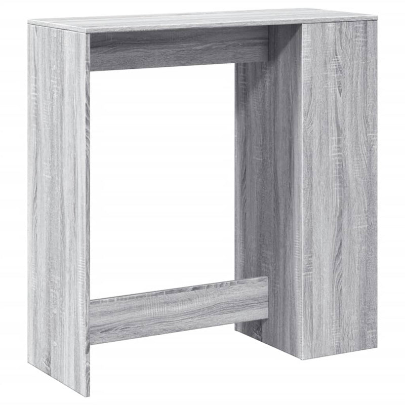 vidaXL szürke sonoma szerelt fa bárasztal tárolókkal 101x40x103,5 cm