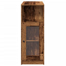 vidaXL antik fa színű szerelt fa bárasztal tárolókkal 101x40x103,5 cm
