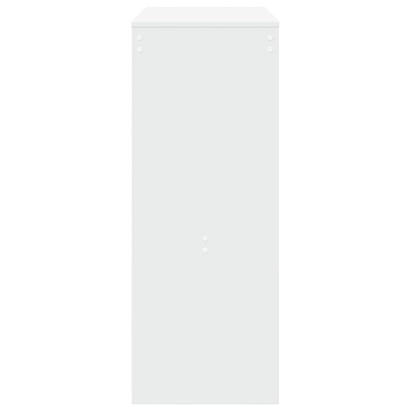 vidaXL fehér szerelt fa tárolórekeszes bárasztal 90 x 40 x 103,5 cm