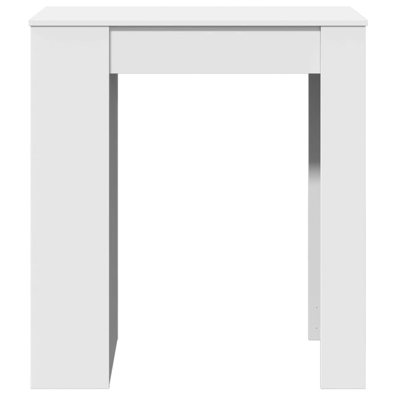 vidaXL fehér szerelt fa tárolórekeszes bárasztal 95 x 47 x 103,5 cm