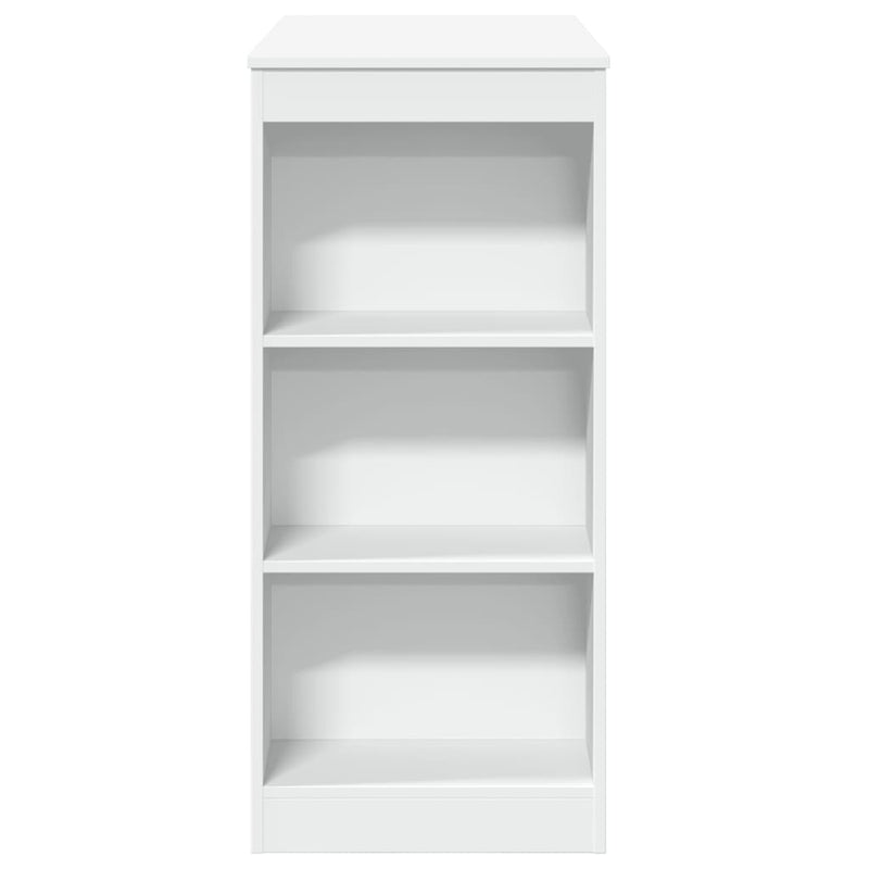 vidaXL fehér szerelt fa tárolórekeszes bárasztal 95 x 47 x 103,5 cm