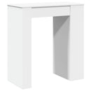 vidaXL fehér szerelt fa tárolórekeszes bárasztal 95 x 47 x 103,5 cm