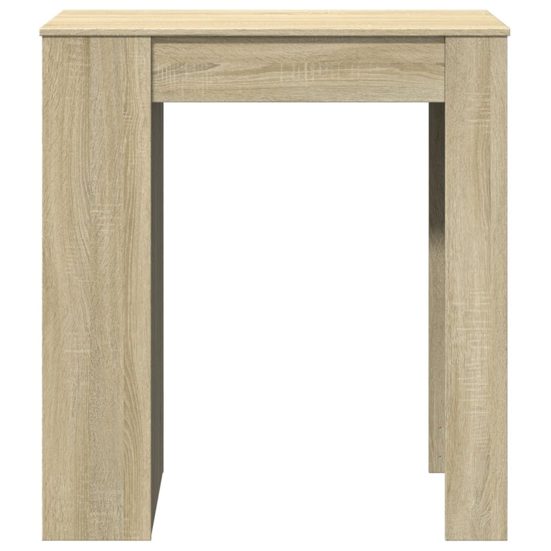 vidaXL sonoma tölgy szerelt fa bárasztal tárolókkal 95 x 47 x 103,5 cm