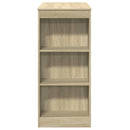 vidaXL sonoma tölgy szerelt fa bárasztal tárolókkal 95 x 47 x 103,5 cm