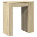 vidaXL sonoma tölgy szerelt fa bárasztal tárolókkal 95 x 47 x 103,5 cm