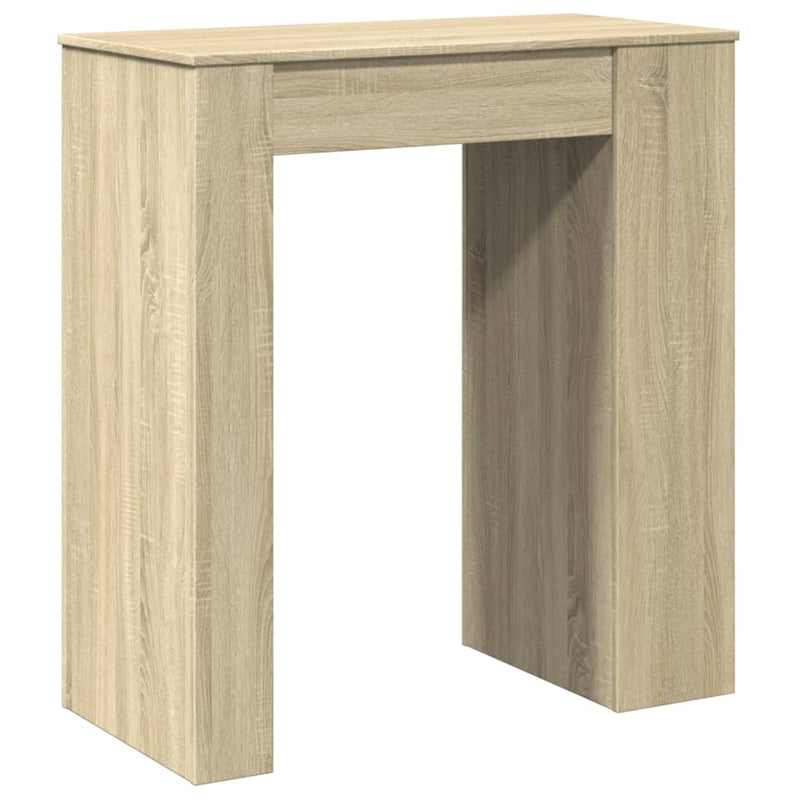 vidaXL sonoma tölgy szerelt fa bárasztal tárolókkal 95 x 47 x 103,5 cm