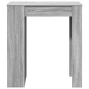 vidaXL szürke sonoma szerelt fa bárasztal tárolókkal 95x47x103,5 cm