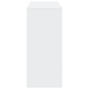 vidaXL fehér szerelt bárasztal polccal 124 x 46 x 103,5 cm