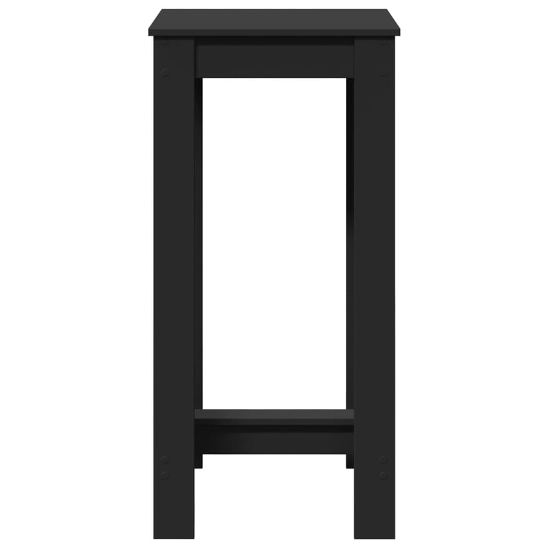 vidaXL fekete szerelt fa bárasztal 51 x 50 x 103,5 cm