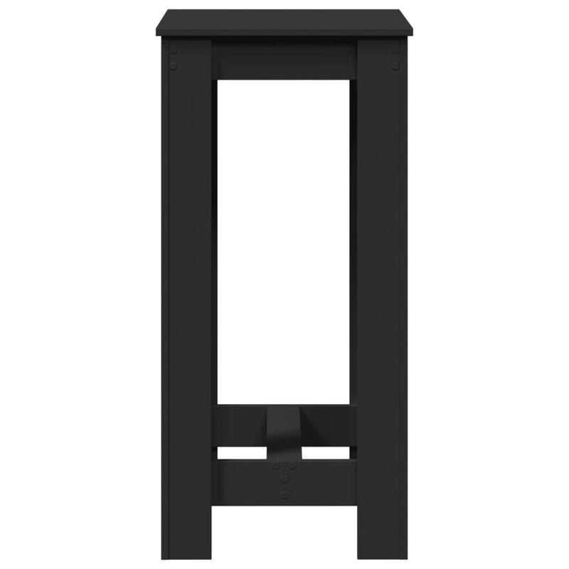vidaXL fekete szerelt fa bárasztal 51 x 50 x 103,5 cm